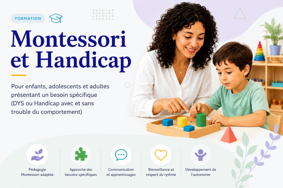 Formation Montessori et Handicap - Assia Olivereau